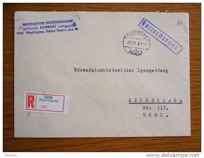 Hongrie Hungary Ungarn Courrier Moderne, Cover, Local Franking D5239 - Used Stamps