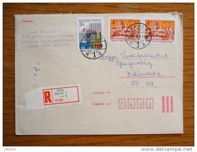 Hongrie Hungary Ungarn Courrier Moderne, Cover, Local Franking D5248 - Lettres & Documents