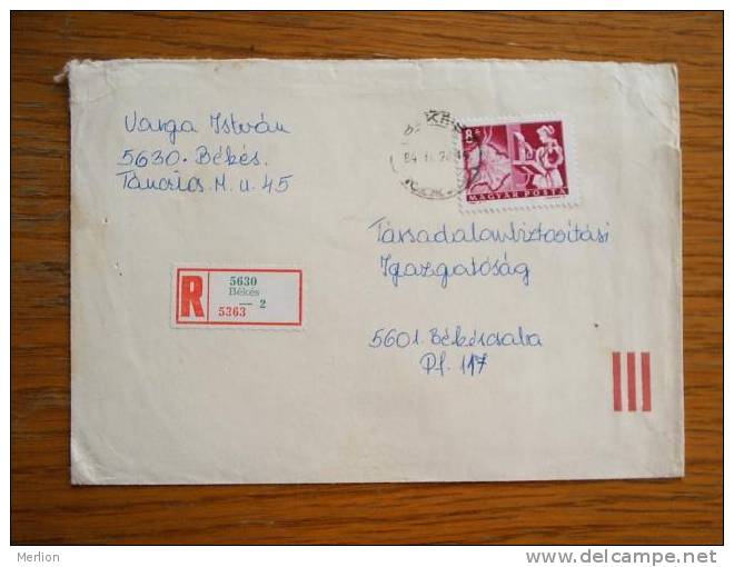 Hongrie Hungary Ungarn Courrier Moderne, Cover, 1980- D5270 - Briefe U. Dokumente