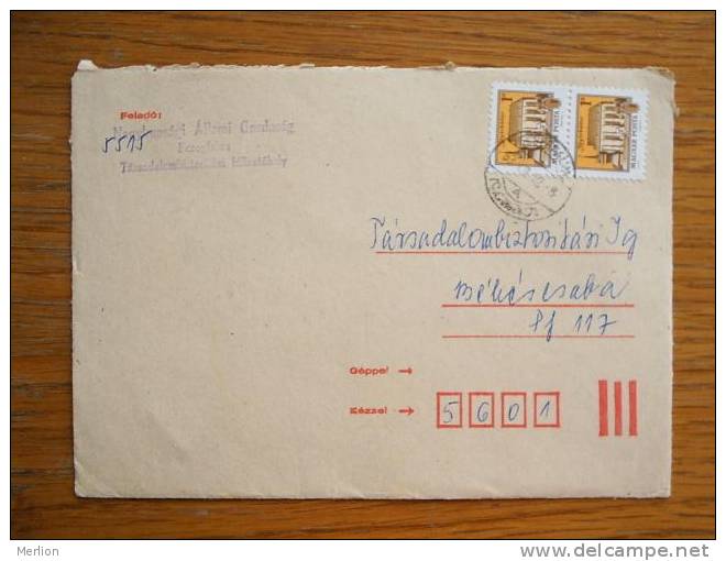 Hongrie Hungary Ungarn Courrier Moderne, Cover, 1980- D5271 - Brieven En Documenten