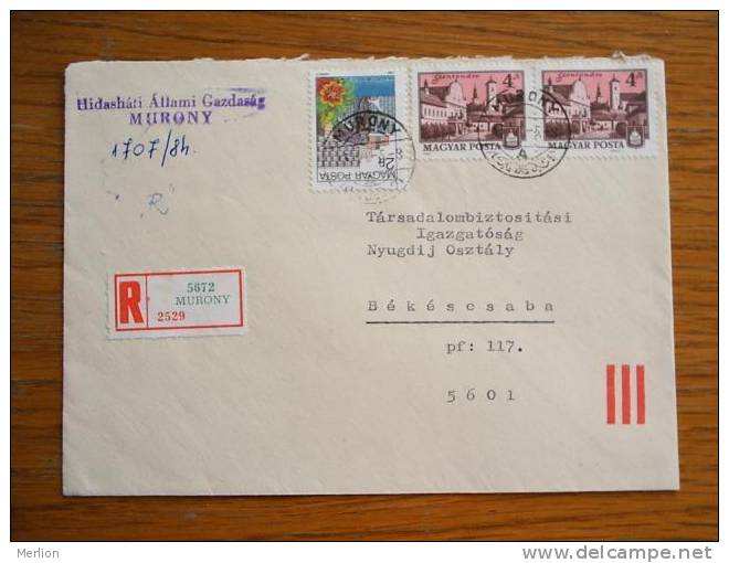 Hongrie Hungary Ungarn Courrier Moderne, Cover, 1980- D5280 - Lettres & Documents