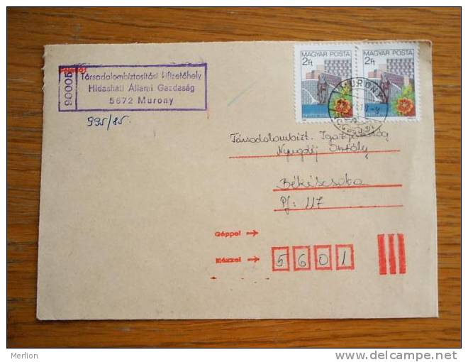 Hongrie Hungary Ungarn Courrier Moderne, Cover, 1980- D5284 - Storia Postale