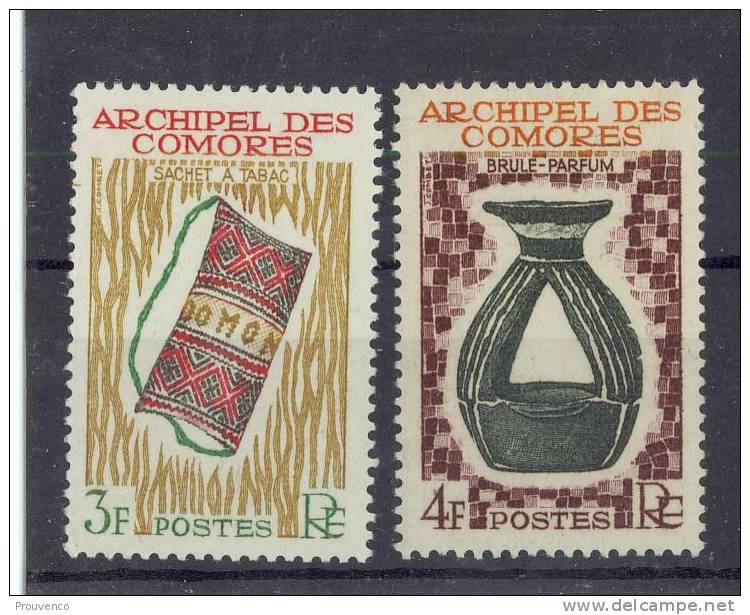 COMORES 1963  YT 29 /30  ARTISANAT  NEUFS * TB - Sonstige & Ohne Zuordnung