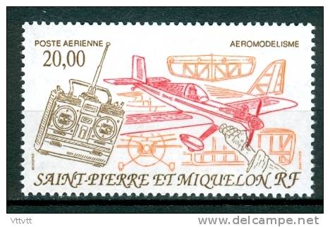 SAINT-PIERRE-ET-MIQUELON,  1992, N° 71**, Poste Aérienne, PA (Yvert Et Tellier), L´aéromodélisme. - Unused Stamps