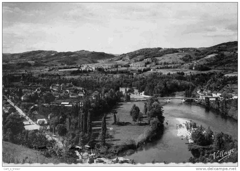 CPSM 19 BEAULIEU-SUR-DORDOGNE - Vue Générale Du Site Avec Le Pont - Other & Unclassified