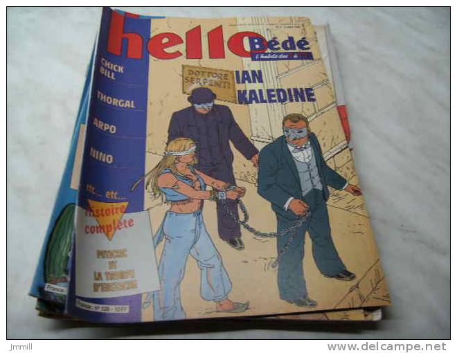 Tintin : Hello Bd 1992 : N°9 Couverture Ian Kaledine Ferry - Tintin