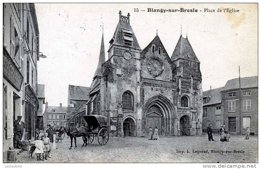 76 BLANGY SUR BRESLE PLACE DE L'EGLISE EDIT LEGRAND N°15 - Blangy-sur-Bresle