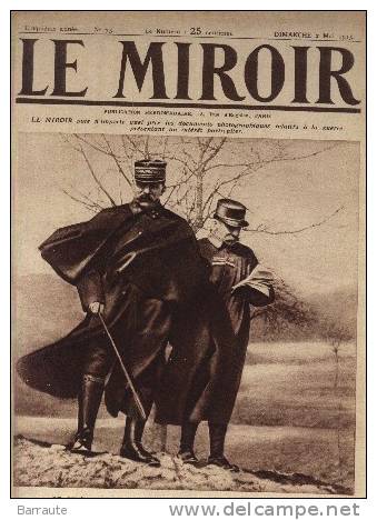 LE MIROIR N° 75 02/05/1915 Le Gal DUBAIL A La Une. - Informations Générales