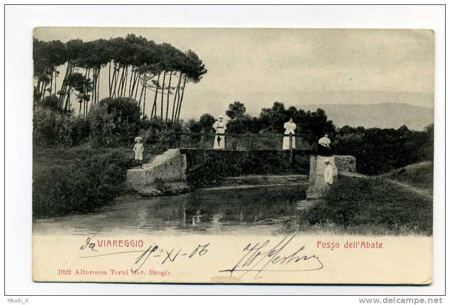 Viareggio Fosso Dell'Abate - Splendida E Perfetta 1906 - Viareggio