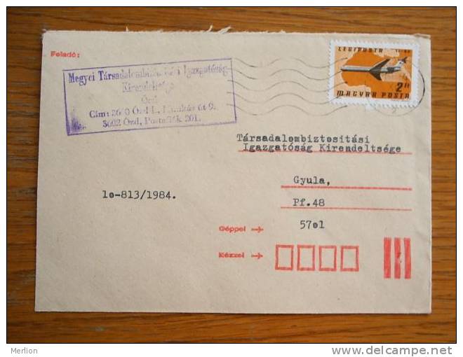 Hungary Hongrie Ungarn Courrier Moderne , Used Cover  Cca 1980-  D5289 - Brieven En Documenten