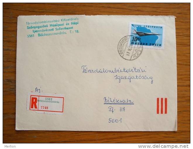 Hungary Hongrie Ungarn Courrier Moderne , Used Cover  Cca 1980-  D5294 - Lettres & Documents