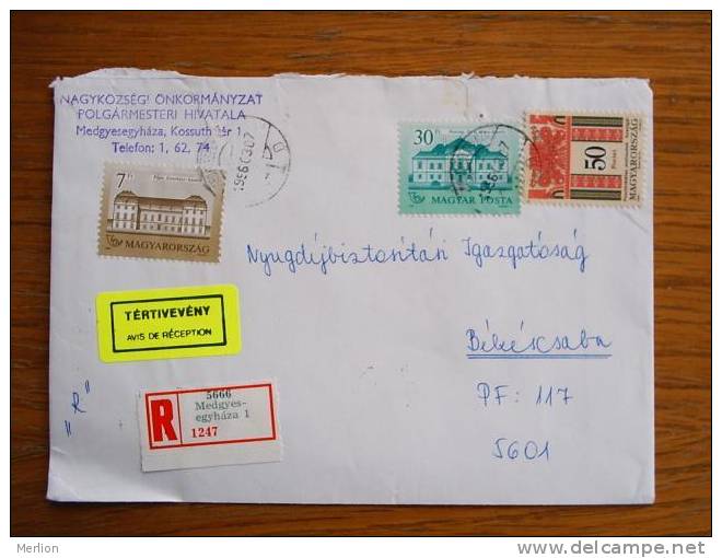 Hungary Hongrie Ungarn Courrier Moderne , Used Cover  Cca 1980-  D5311 - Cartas & Documentos