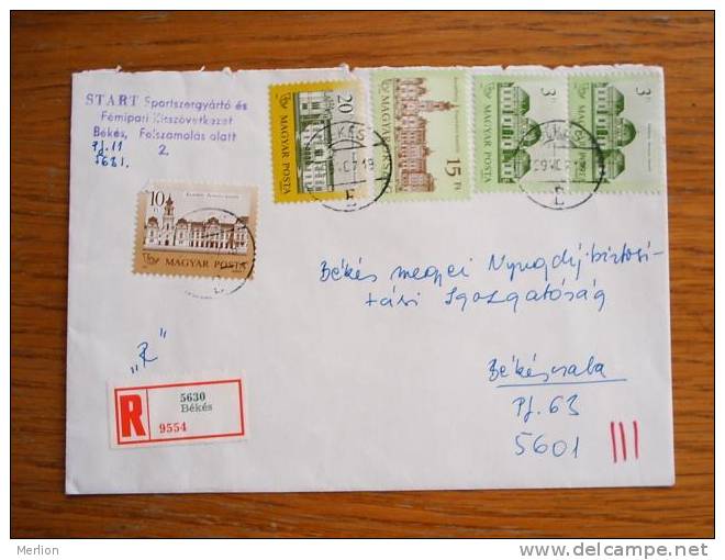 Hungary Hongrie Ungarn Courrier Moderne , Used Cover  Cca 1990-  D5350 - Brieven En Documenten