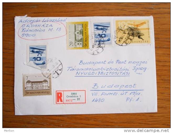 Hungary Hongrie Ungarn Courrier Moderne , Used Cover  Cca 1990-  D5361 - Brieven En Documenten