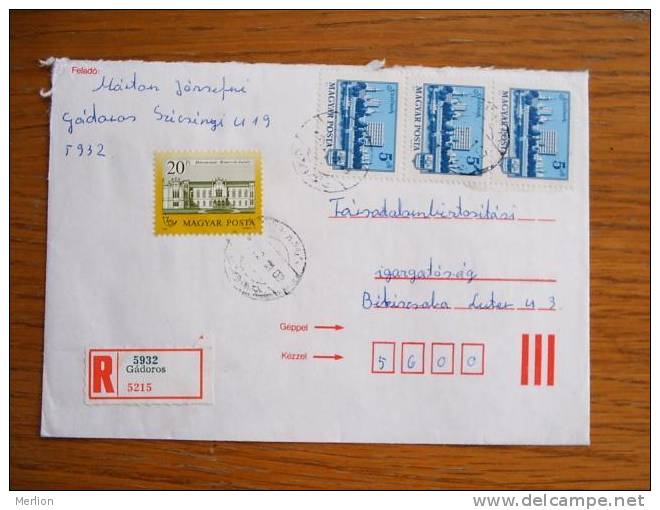 Hungary Hongrie Ungarn Courrier Moderne , Used Cover  Cca 1990-  D5365 - Brieven En Documenten