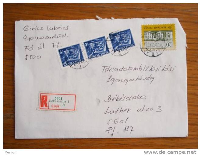 Hungary Hongrie Ungarn Courrier Moderne , Used Cover  Cca 1990-  D5392 - Lettres & Documents