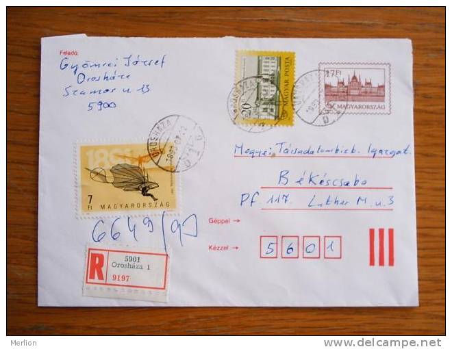 Hungary Hongrie Ungarn Courrier Moderne , Used Cover  Cca 1990-  D5394 - Cartas & Documentos