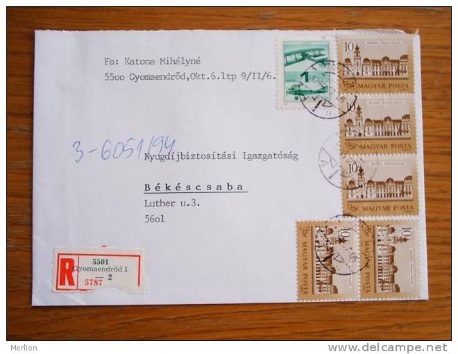 Hungary Hongrie Ungarn Courrier Moderne , Used Cover  Cca 1990-  D5396 - Cartas & Documentos