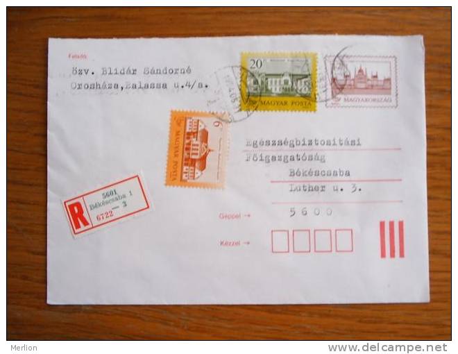 Hungary Hongrie Ungarn Courrier Moderne , Used Cover  Cca 1990-  D5416 - Cartas & Documentos