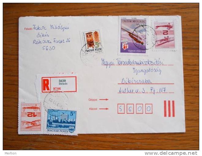 Hungary Hongrie Ungarn Courrier Moderne , Used Cover  Cca 1990-  D5424 - Lettres & Documents