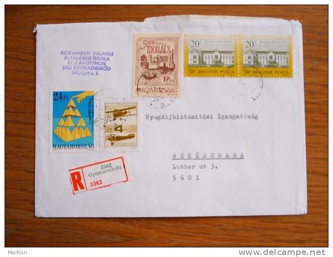 Hungary Hongrie Ungarn Courrier Moderne , Used Cover  Cca 1990-  D5430 - Lettres & Documents