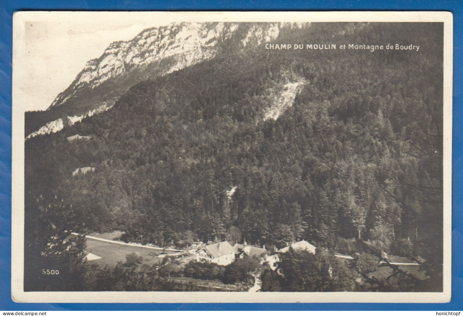 Schweiz; Champ Du Moulin; Montagne De Boudry; 1929 - Boudry