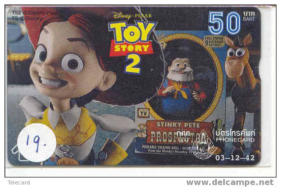 Télécarte Disney Thailand. Phonecard Disney Thailand  - (19) TOY STORY - Disney