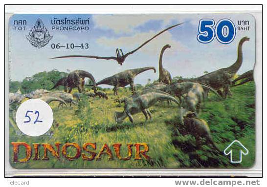 Télécarte Disney DINOSAUR Thailand. Phonecard Disney Thailand  (52) - Disney