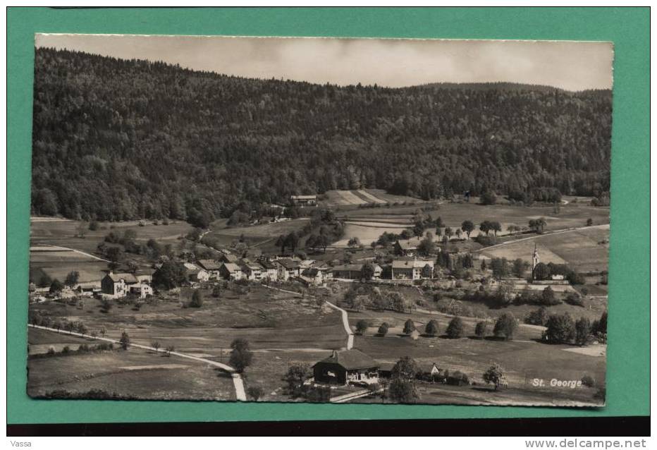 Suisse. Village ST.  GEORGES . Beau Cachet Du Village En 1956 .District D'´AUBONNE - Aubonne