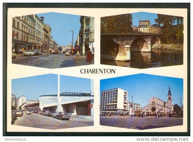 CPSM - Charenton (94) - Divers Aspects De La Ville ( Rue Animée Automobile ... éd. RAYMON 01 94) - Charenton Le Pont