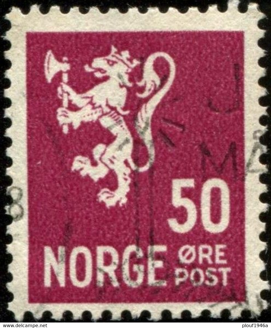 Pays : 352,02 (Norvège : Haakon VII)  Yvert Et Tellier N°:   234 (o) - Used Stamps