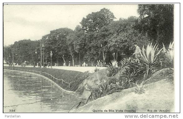 BRESL. RIO DE JANEIRO. QUINTA DA BOÂ VISTA (TRECHO). ANIMATION. - Boa Vista