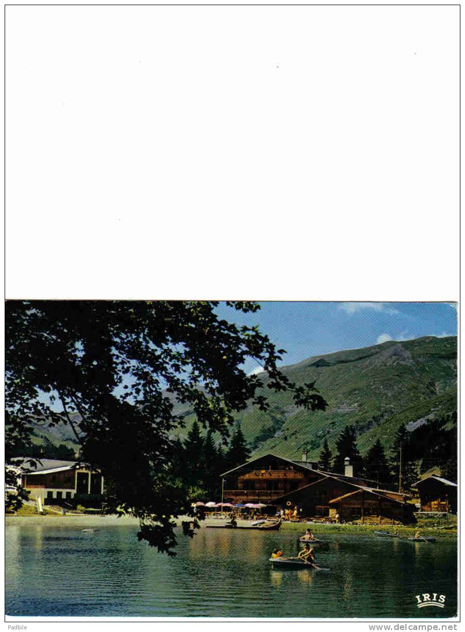 Carte Postale   74.  Les Contamines - Montjoie Canotage Sur Le Lac De L'Etape Et Les Pentes Du Mont-joly - Les Contamines-Montjoie