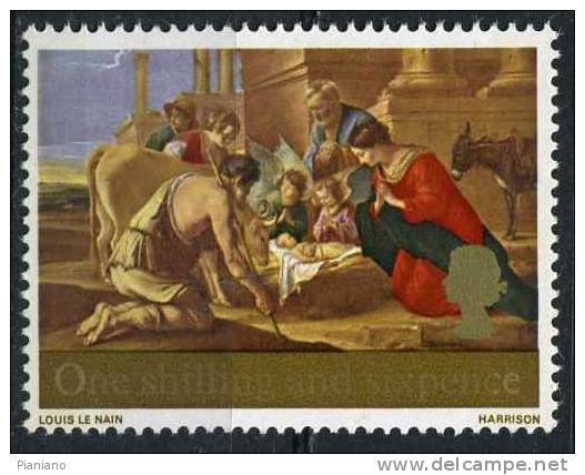 PIA - GB - 1967 - Noel - Art : Tableau De Louis Le Nain  - (Yv 501) - Unused Stamps