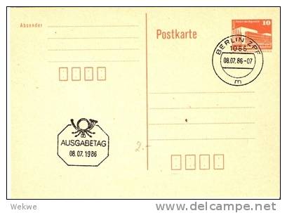 DDR156 / GA-Palast Der Republik 10 Pfg.Erst-Tag - Postkaarten - Gebruikt