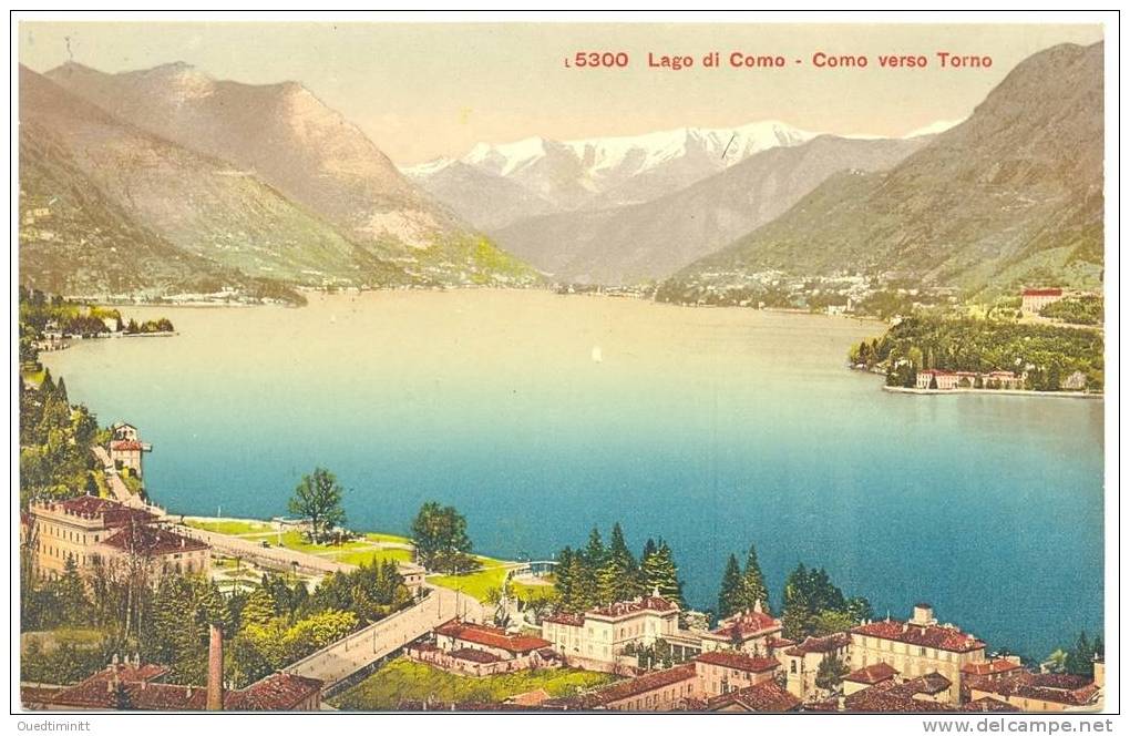 Lago Di Como.Como Verso Torno. - Bergamo