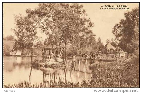 Genval-les-Eaux - Le Pont Rustique Sur Le Lac - Rixensart