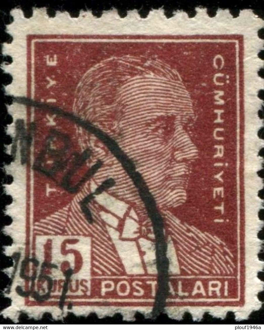 Pays : 489,1 (Turquie : République)  Yvert Et Tellier N° :  1117 A (o) - Used Stamps