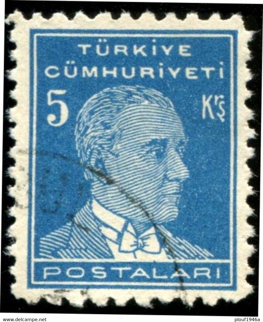 Pays : 489,1 (Turquie : République)  Yvert Et Tellier N° :  1115 (o) - Usati