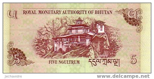 BHOUTAN   5 Ngultrum   Emission De 2006     ***** BILLET  NEUF ***** - Bhután