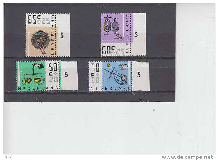 PAESI BASSI 1986 - Yvert  1258/61 -  Strumenti Antichi Di Misure - Unused Stamps