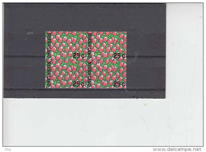 PAESI BASSI 1973 -Yvert  977** (x 4) -  Fiori - Unused Stamps