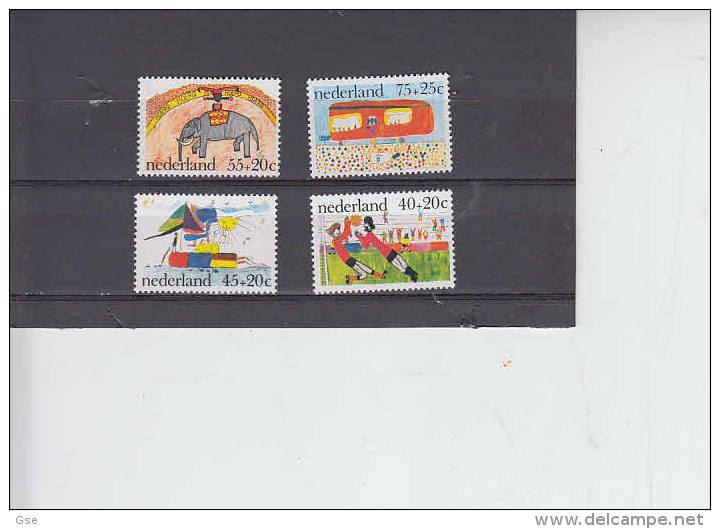 PAESI BASSI 1976 - 1059/62** - Infanzia - Unused Stamps