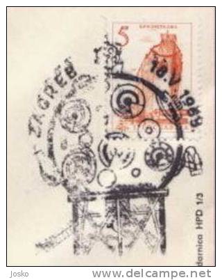 ZAGREB PLANETARIUM 1963. ( Old & Rare Yugoslavia Cover)*** Astrology - Astrologie - Astrologia * Astrologer - Astrologue - Astrologie