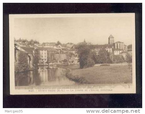 21452 Eymoutiers  La Vienne & église Abbatiale édit.la Cigogne N° 2437 Belle Carte - Eymoutiers