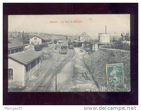 21460 Robinson La Gare De Robinson édit.hangard Train  Chemin De Fer  Belle Carte - Le Plessis Robinson