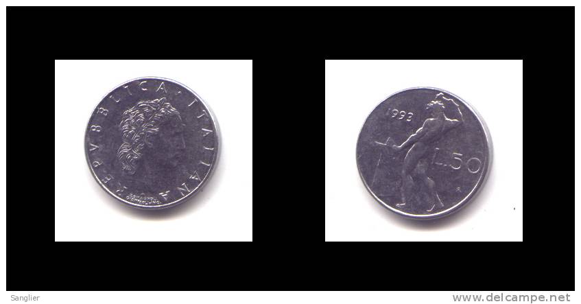 50 LIRE 1993 - 50 Liras