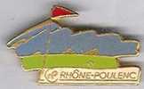 Rhone Poulenc. Le Drapeau Et La Balle - Golf