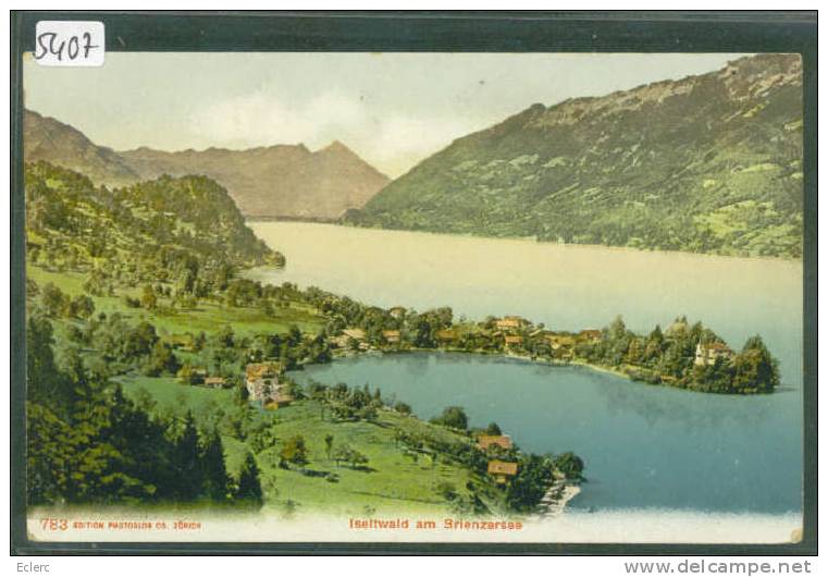 ISELTWALD - AM BRIENZERSEE - TB - Brienz