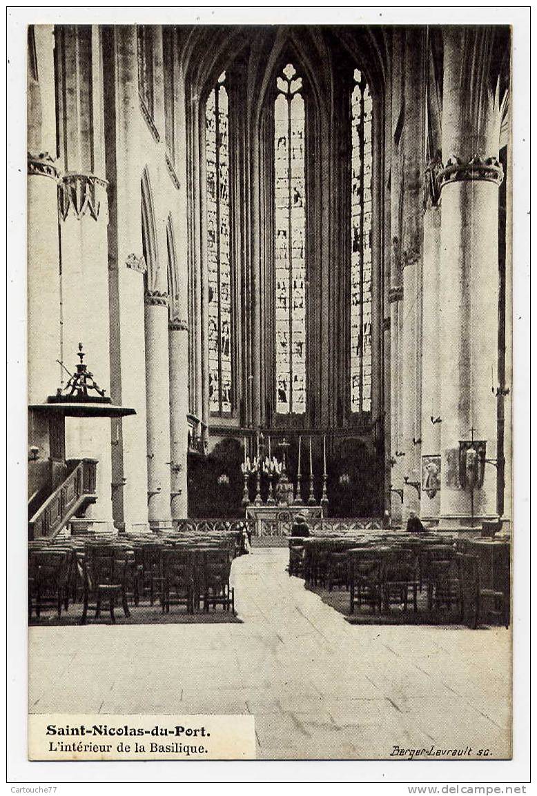 K8 - SAINT-NICOLAS-de-PORT - L´intérieur De La Basilique - Saint Nicolas De Port